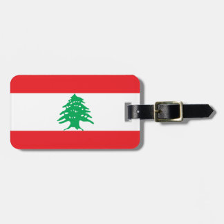 Étiquette À Bagage Drapeau du Liban
