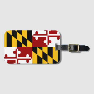 Étiquette À Bagage Drapeau du Maryland