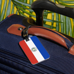 Étiquette À Bagage Drapeau du Paraguay