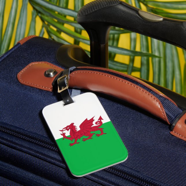 Étiquette À Bagage Drapeau du Pays de Galles (Cymru) (Insitu Rectoal 1)