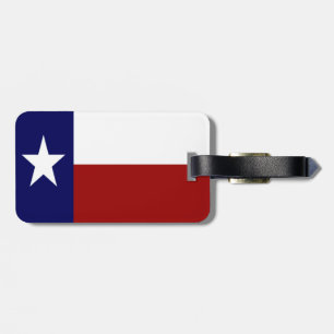 Étiquette À Bagage Drapeau du Texas patriotique