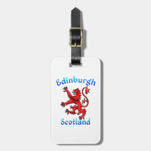 Étiquette À Bagage Drapeau écossais Rampant Lion d'Edimbourg