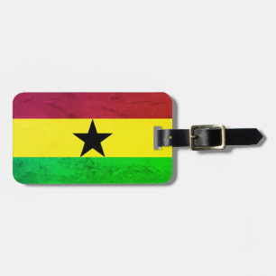 Étiquette À Bagage Drapeau Ghana (Afrique de l'Ouest)