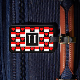 Étiquette À Bagage Drapeau indonésien personnalisé Texte personnalisé