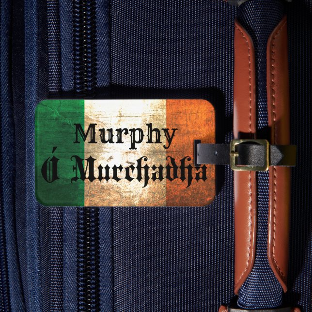 Étiquette À Bagage Drapeau irlandais Murphy (Insitu Rectoal 4)