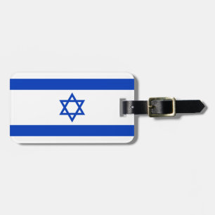 Étiquette À Bagage Drapeau Israël