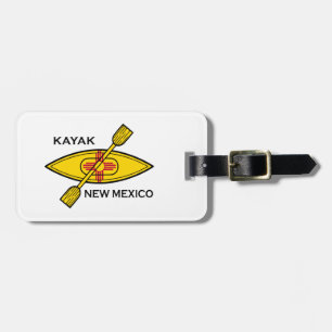Étiquette À Bagage Drapeau Kayak Nouveau-Mexique