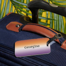 Drapeau Lesbien Gradient Personnalisé