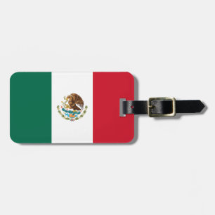 Étiquette À Bagage Drapeau mexicain