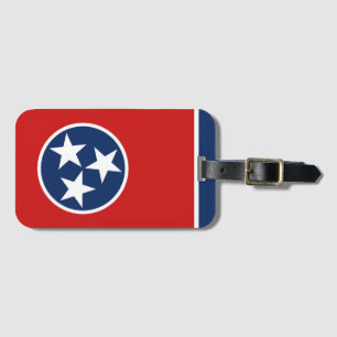 Étiquette À Bagage Drapeau national du Tennessee