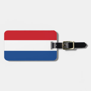 Étiquette À Bagage Drapeau néerlandais, Hollande, néerlandaise