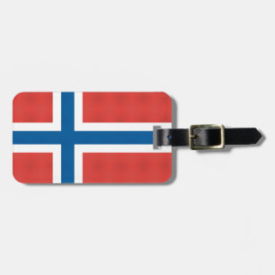 Étiquette À Bagage Drapeau norvégien