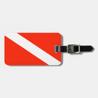 Étiquette À Bagage Drapeau personnalisable de scaphandre