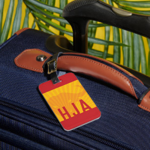 Étiquette À Bagage Drapeau personnalisé d'Espagne inspiré