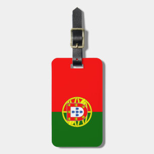 Étiquette À Bagage Drapeau portugais Acryllique Bagage