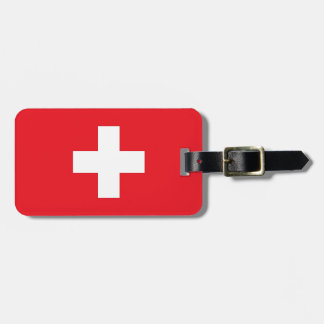 Étiquette À Bagage Drapeau suisse