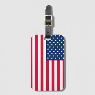 Étiquette À Bagage Drapeau USA - Balise Patriotique