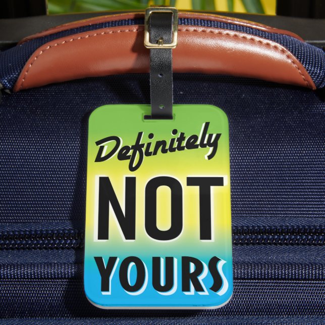 Étiquette À Bagage Drôle (Insitu Rectoal 2)