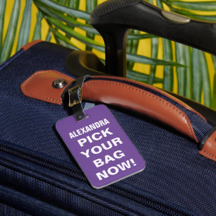Étiquette À Bagage Drôle bagage de voyage personnalisé