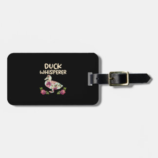 Étiquette À Bagage Duck Whisperer Fleur Drôle Agriculture Animal de f