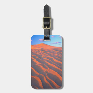 Étiquette À Bagage Dumont Dunes, Dunes de sable et nuages