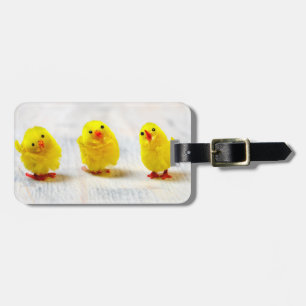 Étiquette À Bagage Easter Decoration - chicks en row