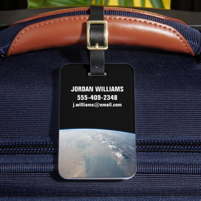 Étiquette À Bagage Eaux Bleues Tropicales Du Golfe Persique. 2 (Insitu Rectoal 2)