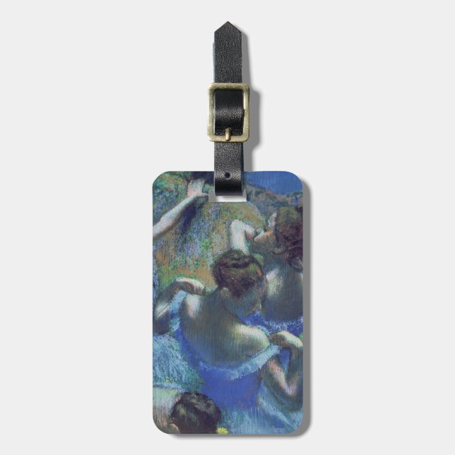 Étiquette À Bagage Edgar Degas| Blue Dancers, c.1899 (Devant Vertical)