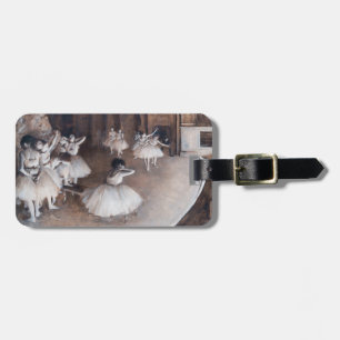 Étiquette À Bagage Edgar Degas - Répétition de ballet sur scène