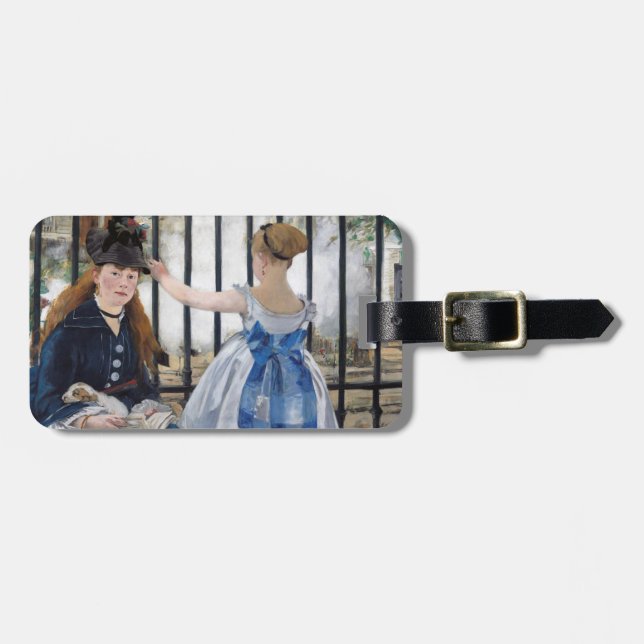 Étiquette À Bagage Edouard Manet - Le Chemin De Fer (Devant horizontal)