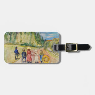 Étiquette À Bagage Edvard Munch - La forêt Fairytale