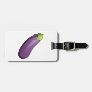 Étiquette À Bagage Eggplant - Emoji