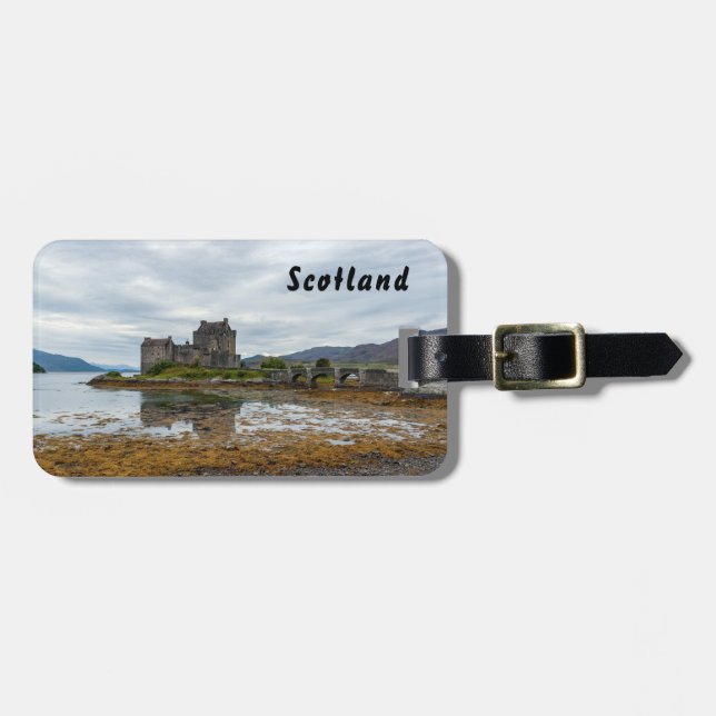 Étiquette À Bagage Eilean Donan Castle, Loch Duich - Ecosse, Royaume- (Devant horizontal)