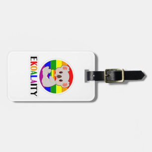 Étiquette À Bagage Ekoalaty Equality Gay Koala Bear Funny LGBT Rainbo
