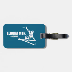 Étiquette À Bagage Eldora Mountain Colorado Skier