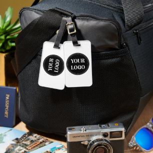 Étiquette À Bagage Élégant, contemporain, poli et personnalisable.