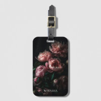 Élégante Feminine Floral Peonies Rose Nom personna