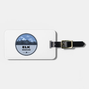 Étiquette À Bagage Elk Mountains Colorado Camping