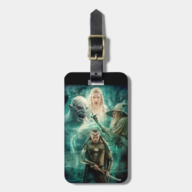 Étiquette À Bagage ELROND™, Azog, Galadriel, et graphique de Gandalf (Devant Vertical)