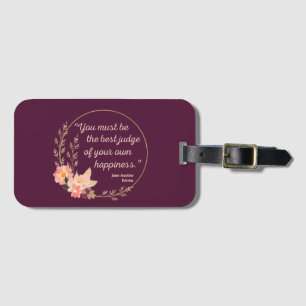Étiquette À Bagage Emma De Jane Austen Citation I - Style Cute