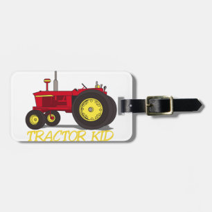 Étiquette À Bagage Enfant de tracteur