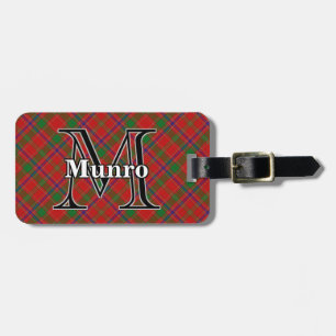 Étiquette À Bagage Epic Scotland Clan Munro Tartan
