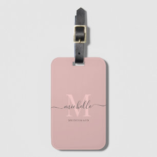 Étiquette À Bagage Épouse Bachelorette Bridesmaid Nom personnalisé Sc