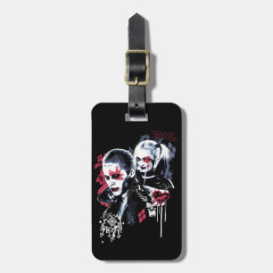 Étiquette À Bagage Équipe de suicide Graffiti peint Joker & Harley
