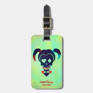 Étiquette À Bagage Équipe de suicide   Harley Quinn Head Icon