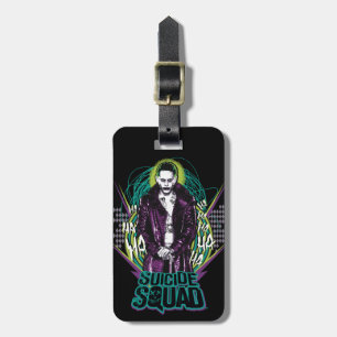 Étiquette À Bagage Équipe de suicide Joker Retro Rock Graphic