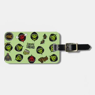 Étiquette À Bagage Équipe de suicide Killer Croc Emoji Motif