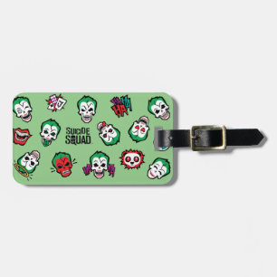 Étiquette À Bagage Équipe de suicide Motif Joker Emoji