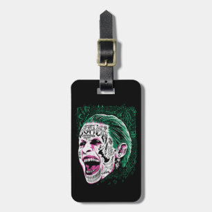 Étiquette À Bagage Équipe de suicide   Rire Joker Head Sketch
