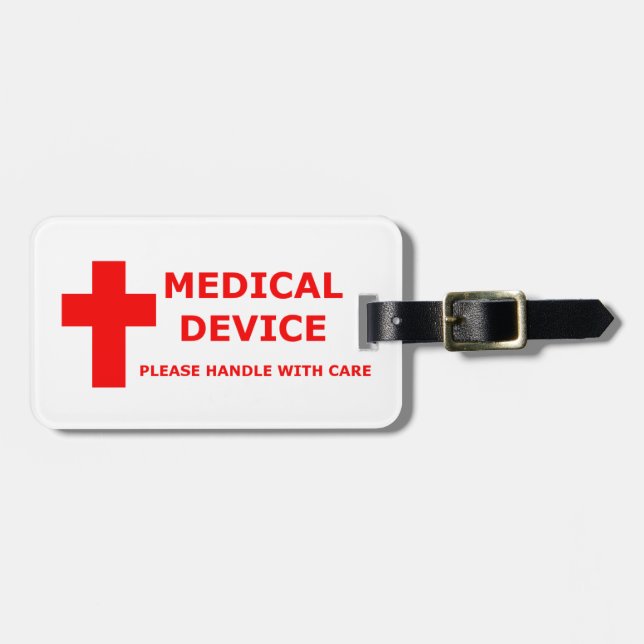 Étiquette À Bagage Équipement de périphérique Médicale (Devant horizontal)